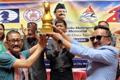 नविन्द्रराज जोशी स्मृति फिडे बुद्धिचाल कासाय् बज्राचार्य न्हाप