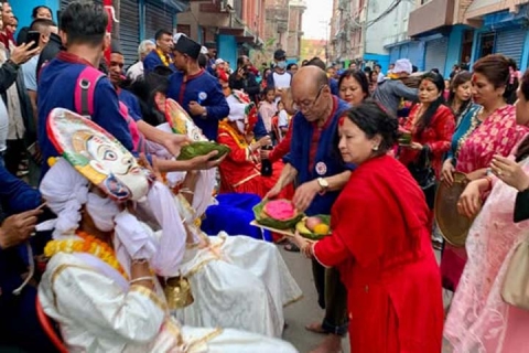 हल्चोक आकाश भैरवया झिनिदँया जात्रा 