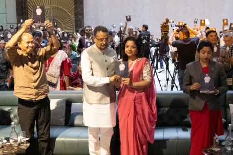 जनकवि दुर्गालाल श्रेष्ठयात ‘जनकवि अक्षरमहर्षि सम्मानं’ 