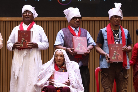 “नेवार समुदायको परम्परागत मकुन्डोनाच” सफू विमोचन
