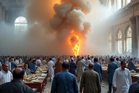 पाकिस्तानया अदालतय् विस्फोट जुयाः १२ म्ह मनूत सीत