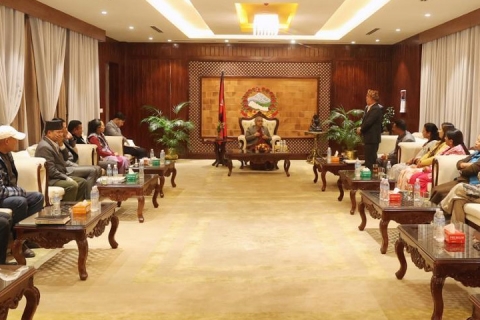 प्रधानमन्त्री कार्की व ‘उपत्यका मयेर्स फोरम’ दथुइ सहलह