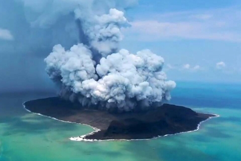 टोंगाय् वंगु शक्तिशाली ज्वालामुखी विष्फोटया क्षतिया अनुगमन यायेत न्युजिल्याण्डं छ्वल टोली