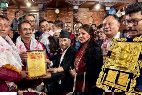 मानमानेश्वरी पायो जात्राया नाइके सम्मानित